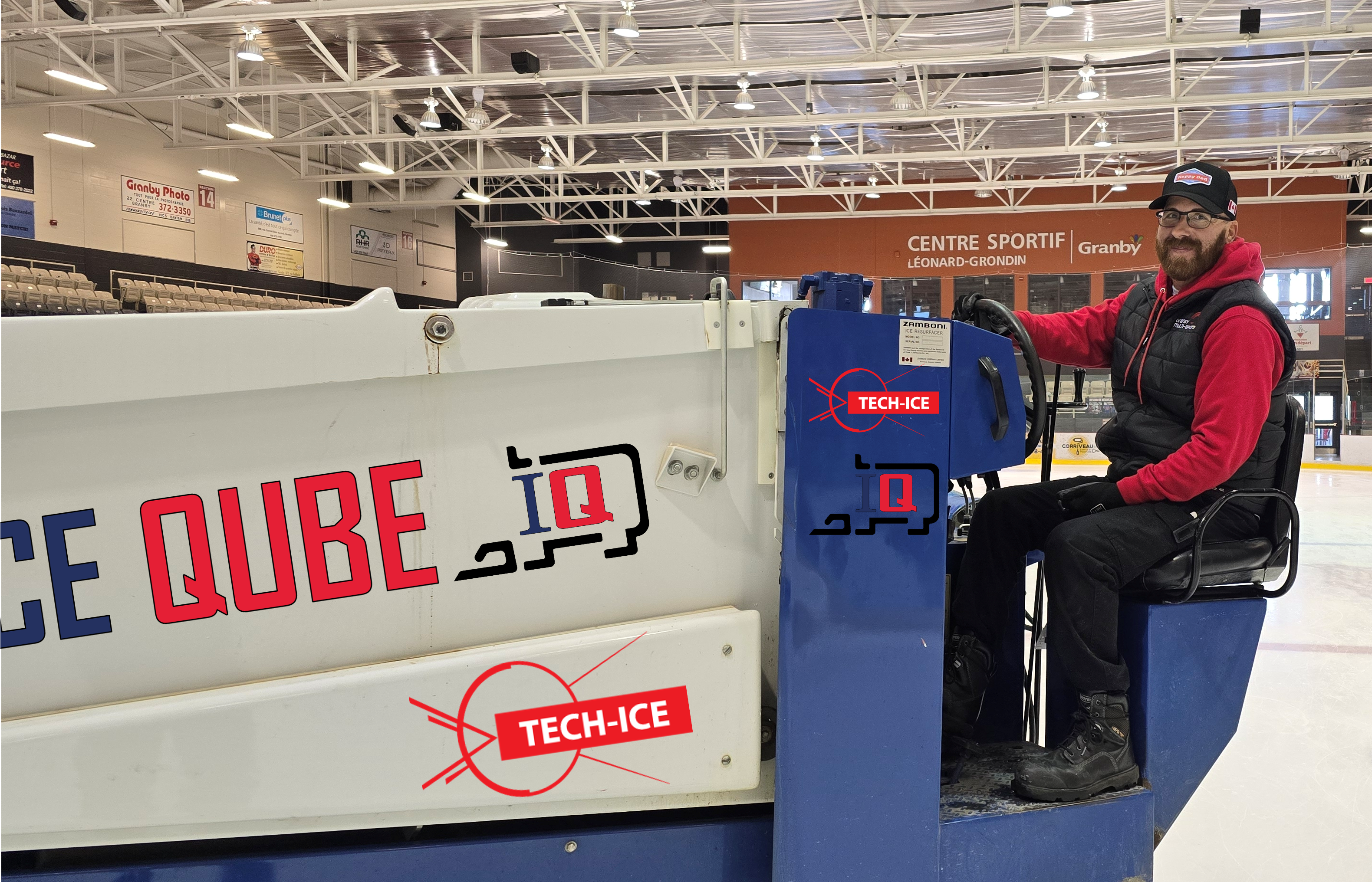 Machine resurfaceuse à glace de location ZAMBONI
